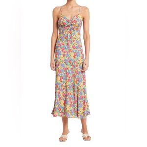 Faithfull The Brand SHAYNA MIDI DRESS in La Fortuna Floral size 4